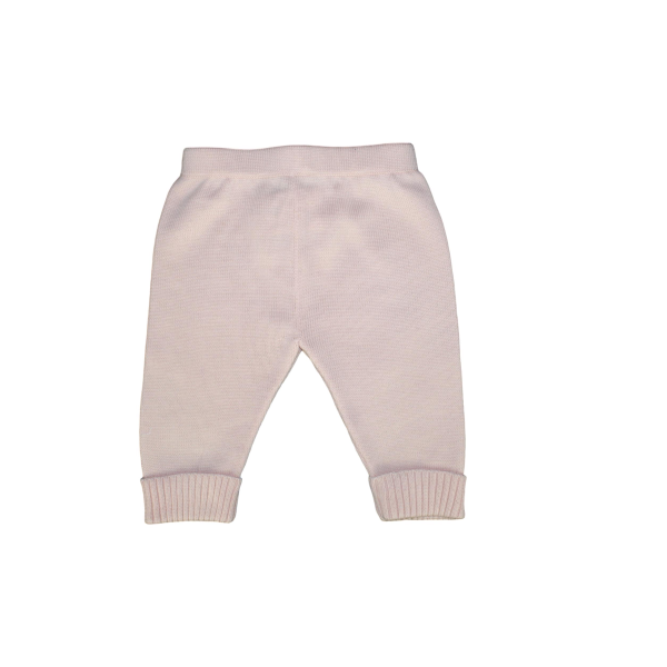 Pantalone lana merinos lungo con risvolto - Magia di Nonna