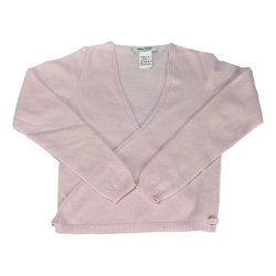 Cashmere blend crossed sweater with laces - Nonna Magali