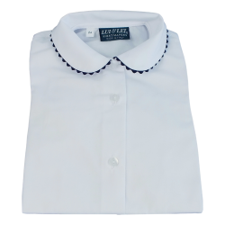 Camicia cotone M/L colletto tondo profilo serpentina - Lui & Lei