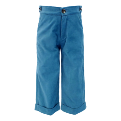 Pantalone velluto fustagno con risvolto - Lui & Lei
