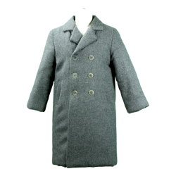 Cappotto doppiopetto misto lana con imbottitura in thermore - Nonna Magali