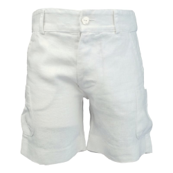 Panta boy cotone con vita regolabile passanti cintura e tasche - Lui & Lei
