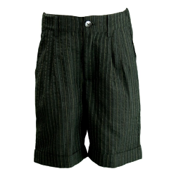 Bermuda cotone antistiro con elastico regolabile e passanti cintura - PettiRosso
