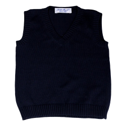 Gilet maglia di cotone con scollo a V - Magia di Nonna