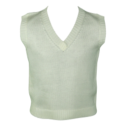 Gilet maglia cotone con scollo a V - Nonna Magali