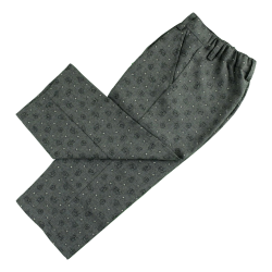 Pantalone cotone flanellato con passanti ed elastico in vita - PettiRosso