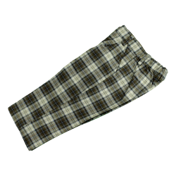 Pantalone cotone pesante con passanti ed elastico in vita - PettiRosso