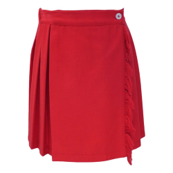 Gonna kilt pura lana color rosso - PettiRosso