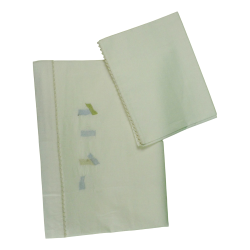 Lenzuolo culla in cotone sopra + federa - Ma-Ma