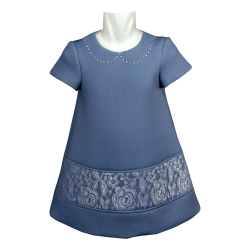 Vestito con pizzo ricamato - ROMEO GIGLI