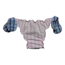Costume slip in cotone con allacciatura laterale - Magia di Nonna