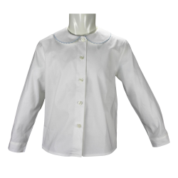Camicia cotone M/L colletto tondo profilo serpentina - PettiRosso