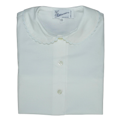 Camicia cotone M/L colletto tondo profilo serpentina - PettiRosso