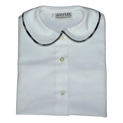  Camicia caldo cotone M/L colletto tondo piatto profilo coda di topo in scozzese - Lui & Lei