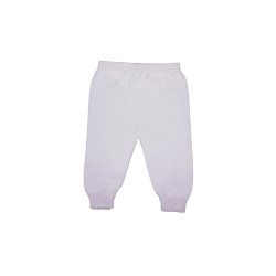 Pantalone lungo in maglia di cotone con risvolto - Nonna Magali