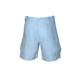 Panta boy cotone con vita regolabile passanti cintura e tasche - Lui & Lei