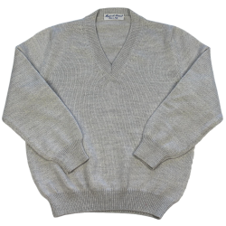 Pullover in lana merinos con scollo a V - Magia di Nonna