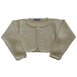 Coprispalle elegante cotone con bottone - Magia di Nonna