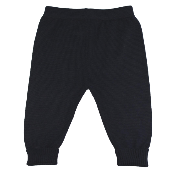 Pantalone lana merinos lungo con risvolto - Magia di Nonna