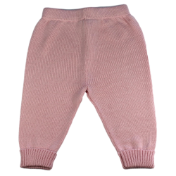 Pantalone lana merinos lungo con risvolto - Magia di Nonna