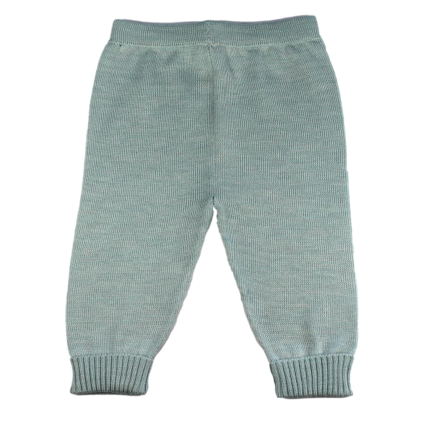 Pantalone lana merinos lungo con risvolto - Magia di Nonna