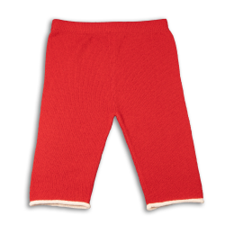 Pantalone cashmere bicolore profili ricciolo - Magia di Nonna