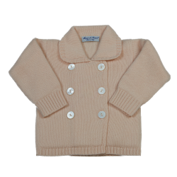 Giacca cashmere doppio petto con allacciatura a SX - Magia di Nonna