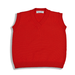Gilet lana merinos scollo V - Magia di Nonna