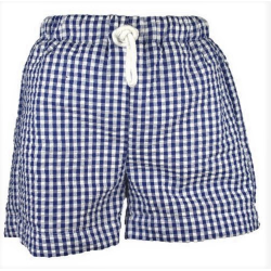Costume boxer cotone con elastico cordino e tasca - PettiRosso