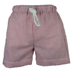 Costume boxer cotone con elastico cordino e tasca - PettiRosso