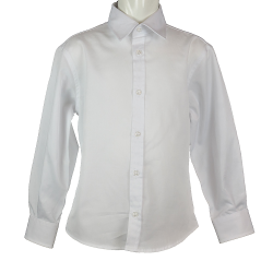 Camicia in cotone con maniche lunghe e colletto a punta - Magia di Nonna