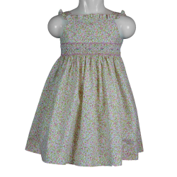 LES ENFANTS DE GISELLE-Scamiciato con punto smock