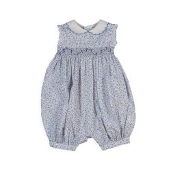 LES ENFANTS DE GISELE-Pagliaccettocon colletto e punto smock