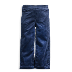 Pantalone in velluto a coste con elastico regolabile in vita - PettiRosso