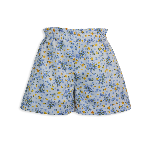 Magia di Nonna- Gonna a pantaloncino in cotone con elastico regolabile in vita in varie fantasia