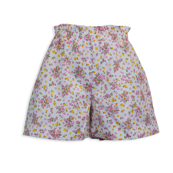 Magia di Nonna- Gonna a pantaloncino in cotone con elastico regolabile in vita in varie fantasia