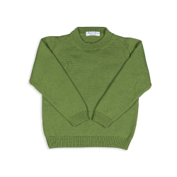 MAGIA DI NONNA-Pullover a girocollo lana merinos