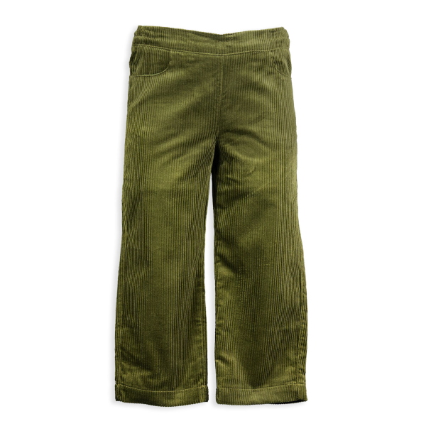 Pantalone in velluto coste foderato con elastico regolabile in vita - PettiRosso
