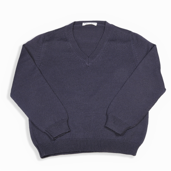 Magia di Nonna-Pullover scollo a V in lana merino