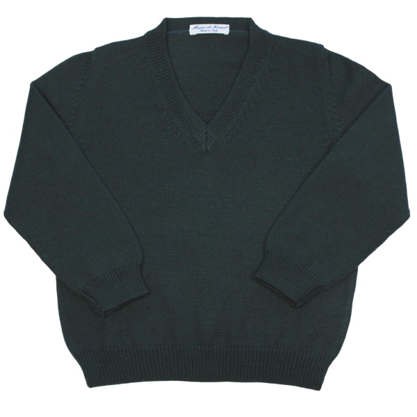 Magia di Nonna-Pullover scollo a V in lana merino