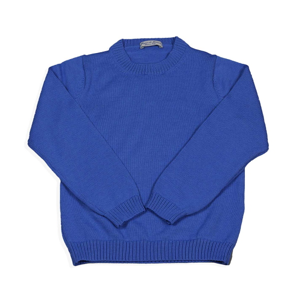 MAGIA DI NONNA-Pullover a girocollo lana merinos
